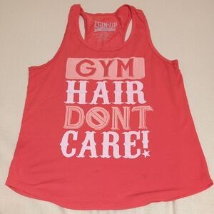 Chin Up Apparel Coral Tank Top with Bold Graphic
